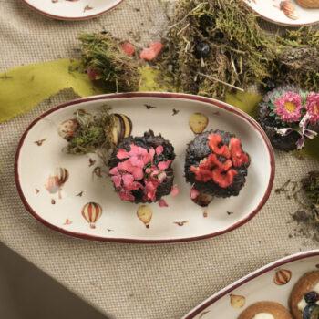 OffWhite Oval Cocktail Tray