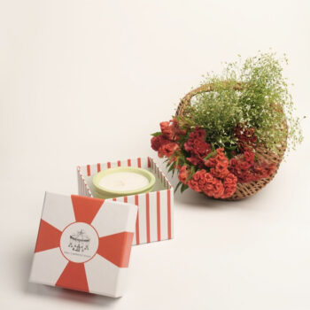 Berry Pomegranate Stoneware Scented Candle 250g