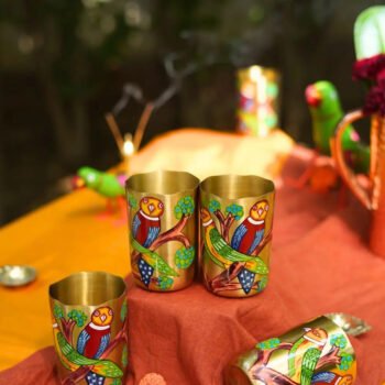 Tota Maina Brass Tumbler