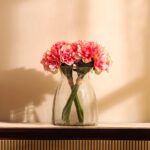 Pink Peony Faux Flower Bouquet (Set of 2)