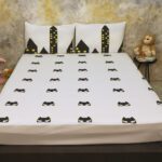 Superbaby Flies Over Town Bed Set