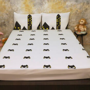Superbaby Flies Over Town Bed Set
