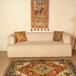 Vintage Geometric Medallion Area Rug