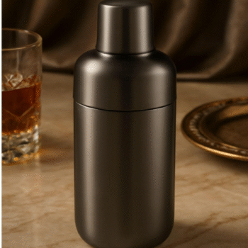 Black Nickel Cocktail Shaker with Strainer 530 ml