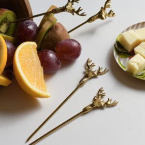 Deer Gold Appetizer Picks (Set of 4)