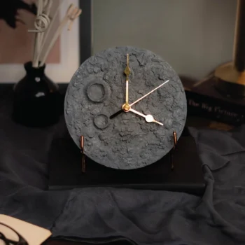 Lunar Moon Table Clock