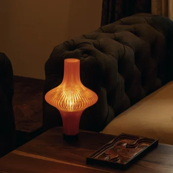 Red Zeya Max Portable Table Lamp