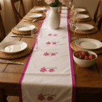Lotus Table Runner