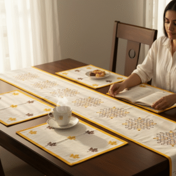 Kollam Table Runner & Place Mat (Set of 3)