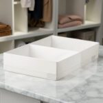 White Storage Organiser – 2 Compartments