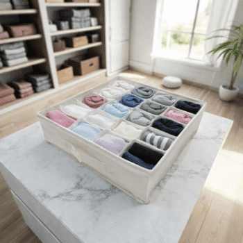 White Storage Organiser – 20 Compartments