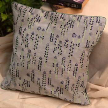 Pastel Grace Cutwork Sofa Cushion Cover