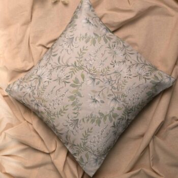 Nature’s Whisper Decorative Cushion with Subtle Florals
