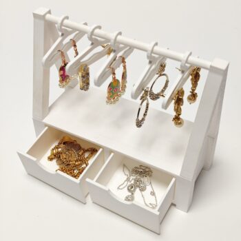 Jewellery Stand with Hanger and Drawers