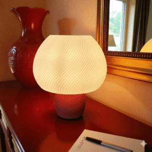 Rippled Mushroom Table Lamp