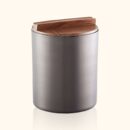 Stainless Steel Ice Bucket with Acacia Wood Lid