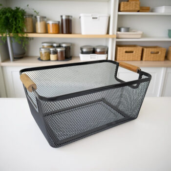 Mesh Storage Basket for Multipurpose Home Organisation