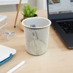 Round Mesh Stationery Organiser for Desk Storage