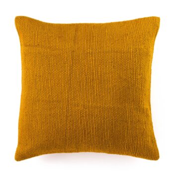 Moroccan Mustard Texture Cushion Cover
