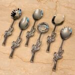Silver Luxe Twig Cutlery Set