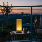Vanilla Tratto Mini Orran Lamp | Sculptural Table Lamp