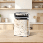 Press Lid Dry Food Storage Container for Kitchen