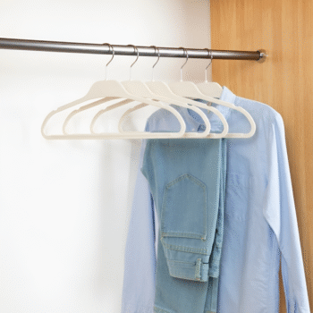 Premium Rubberized Hangers- Ecru White