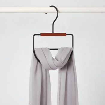 Metal Tie/Scarf Hanger- Black + Umber