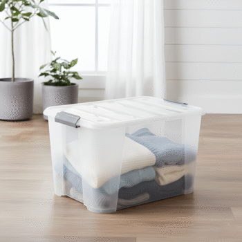 Stackable Storage Box With Lid