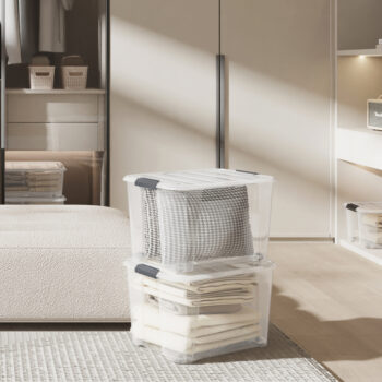 Stackable Storage Box With Lid