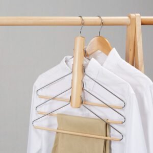 Wooden Trousers Hanger- Natural