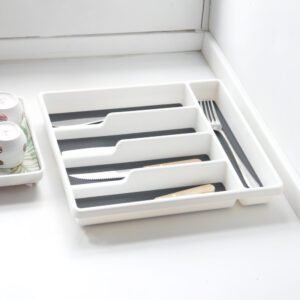 Cutlery Organiser- 5- Compartment Cutlery Organiser
