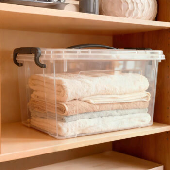 Stackable Storage Box With Lid