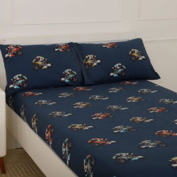 Super Bikes Organic Cotton Bedsheet – Bold & Soft