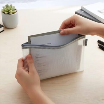Multi Purpose Casus Document / Accessory Blue Pouch