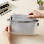 Multi Purpose Casus Document / Accessory Grey Pouch