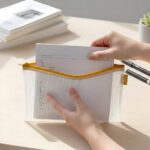 Multi Purpose Casus Document / Accessory Yellow Pouch