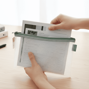 Multi Purpose Casus Document / Accessory Green Pouch