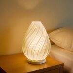 Spiral Flame Table Lamp