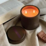 Mahogany Teakwood Scented Candle (210g)