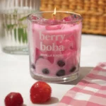 Berry Boba Candle 100% Soy Wax 200gm