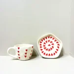 Love Brew Handcrafted Ceramic Mug & Plate Set 340ml