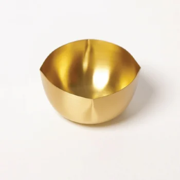 Pure Brass Diya with Matte Finish