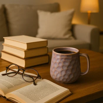 Mesa Textured Ceramic Mug – Handmade Stoneware Coffee Cup