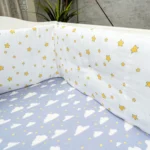 Organic Cot Bumper- Stars