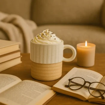 Earth & Ivory Rustic Stoneware Ceramic Mug