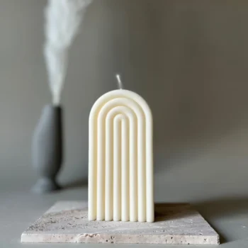White Arch Candle
