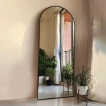 Black Arched Frame Full Length LED Mirror