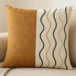 Wavy Beach Curls Cushion Cover