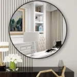 Metal Round Frame Mirror